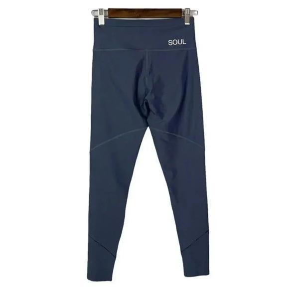 Soul by Soulcycle Blue Vented Athletic Legging Pants S - Picture 3 of 6